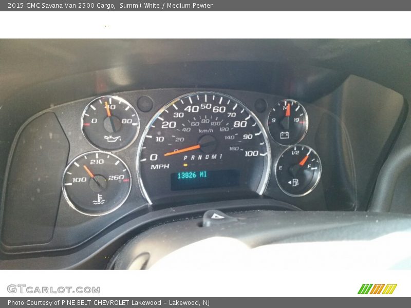Summit White / Medium Pewter 2015 GMC Savana Van 2500 Cargo