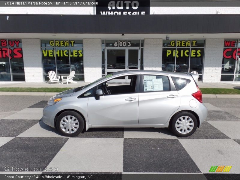 Brilliant Silver / Charcoal 2014 Nissan Versa Note SV