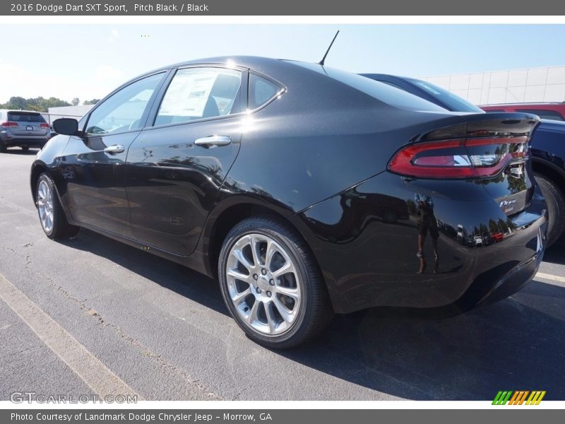 Pitch Black / Black 2016 Dodge Dart SXT Sport