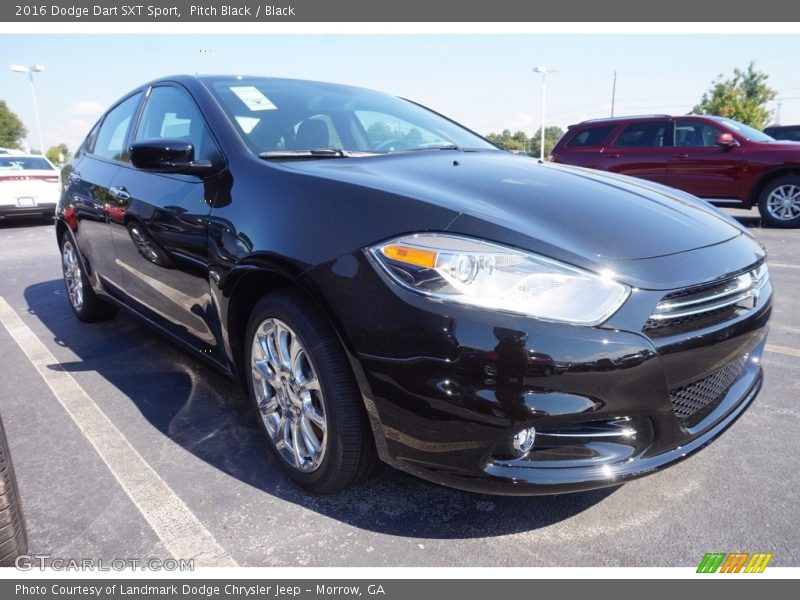Pitch Black / Black 2016 Dodge Dart SXT Sport