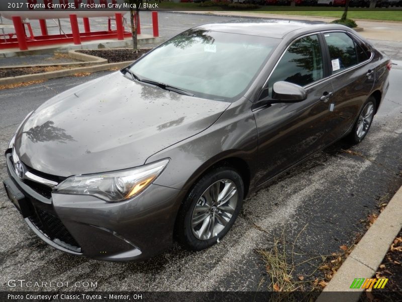 Predawn Gray Mica / Black 2017 Toyota Camry SE