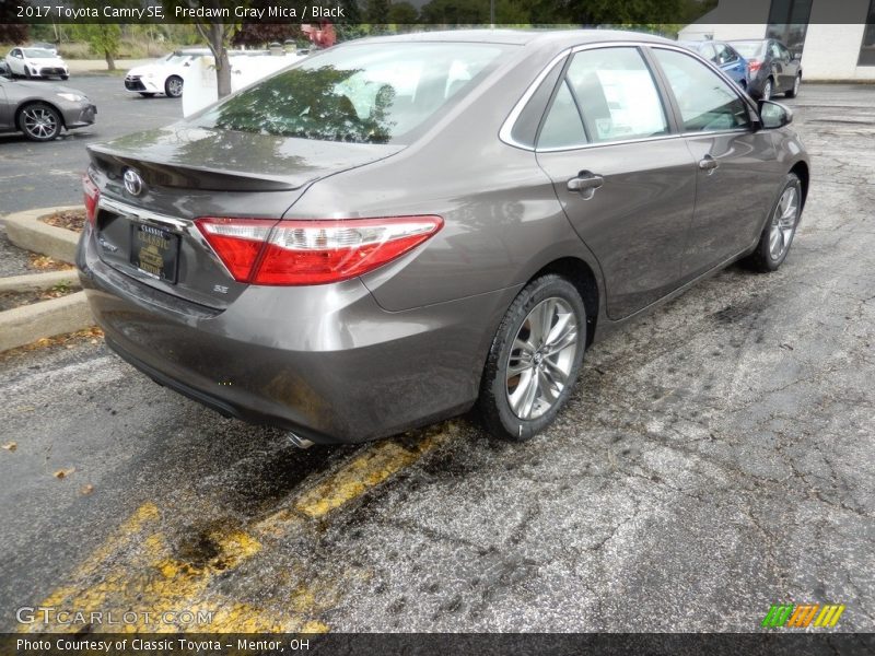 Predawn Gray Mica / Black 2017 Toyota Camry SE