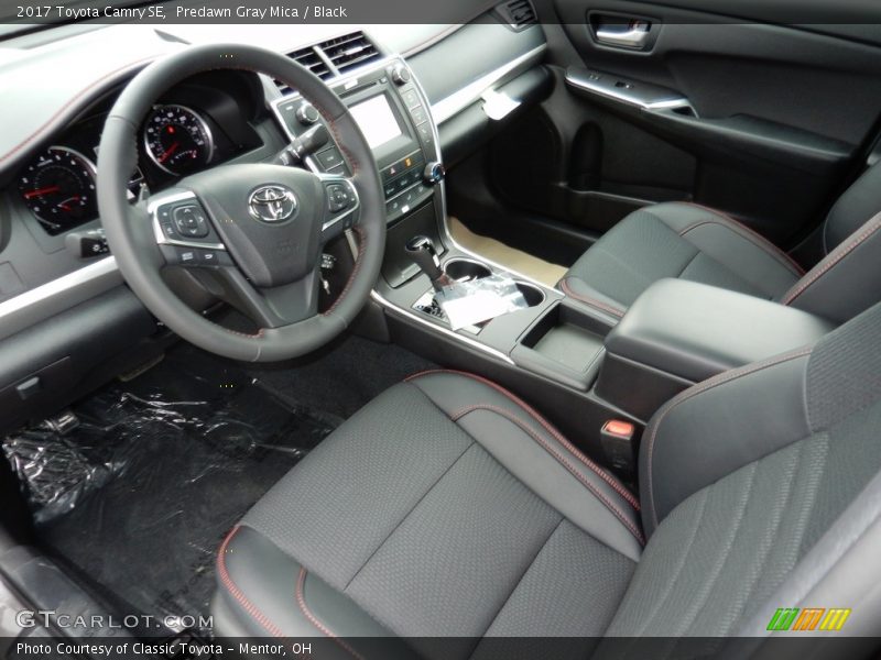 Predawn Gray Mica / Black 2017 Toyota Camry SE