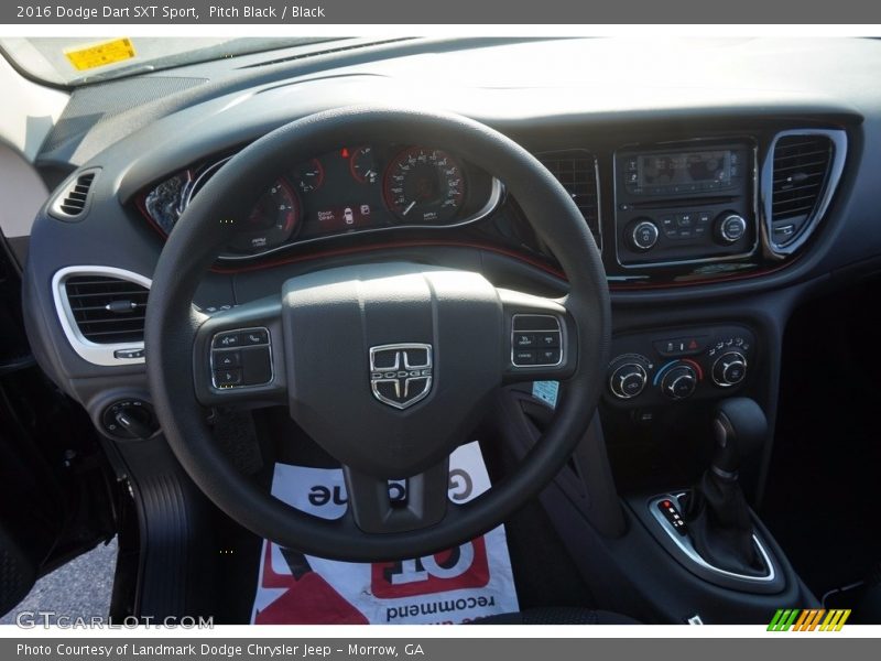 Pitch Black / Black 2016 Dodge Dart SXT Sport