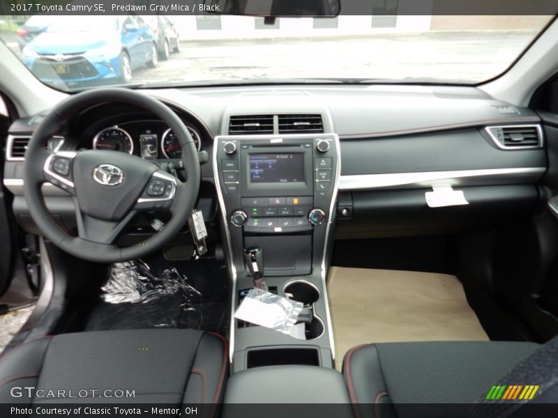 Predawn Gray Mica / Black 2017 Toyota Camry SE