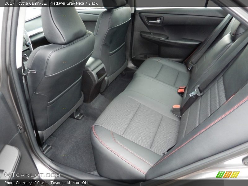 Predawn Gray Mica / Black 2017 Toyota Camry SE