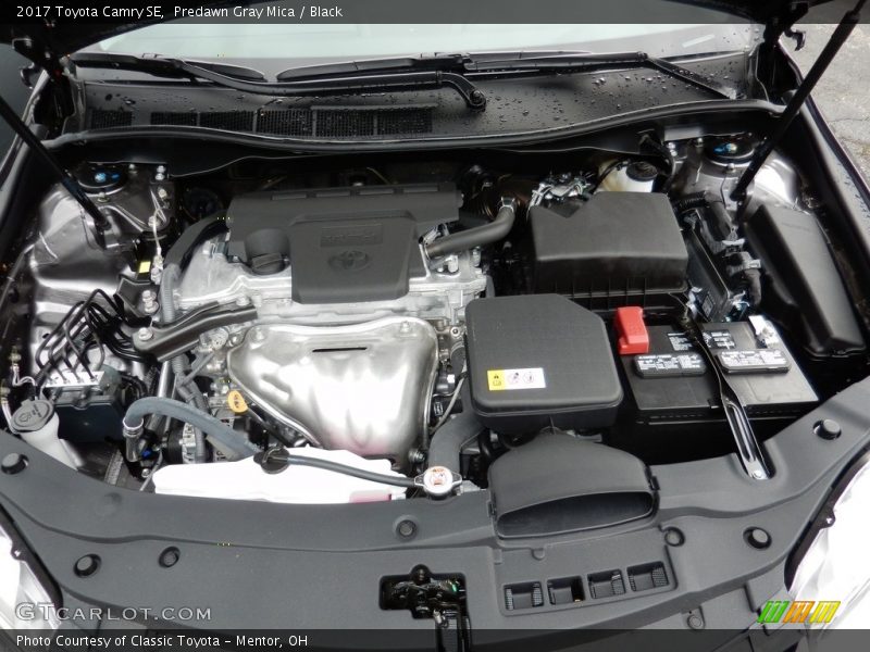 Predawn Gray Mica / Black 2017 Toyota Camry SE
