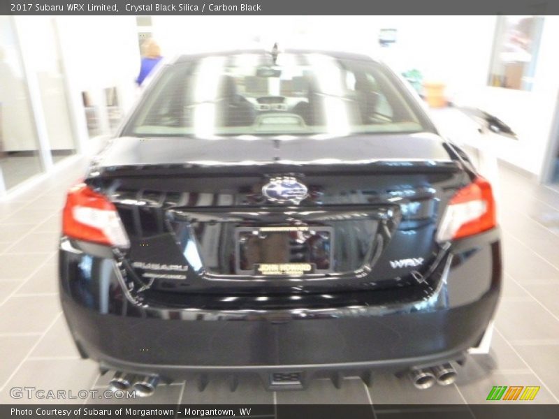 Crystal Black Silica / Carbon Black 2017 Subaru WRX Limited