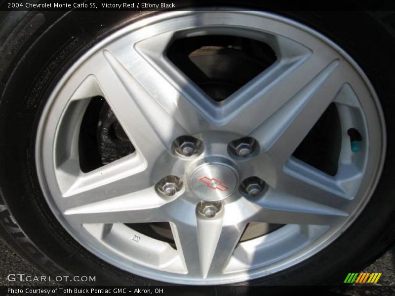 Victory Red / Ebony Black 2004 Chevrolet Monte Carlo SS