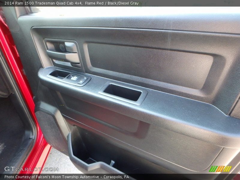 Flame Red / Black/Diesel Gray 2014 Ram 1500 Tradesman Quad Cab 4x4