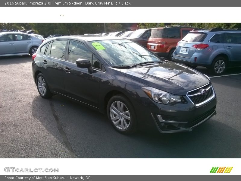 Dark Gray Metallic / Black 2016 Subaru Impreza 2.0i Premium 5-door