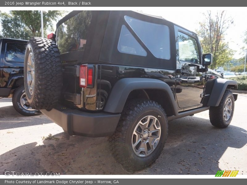 Black / Black 2016 Jeep Wrangler Rubicon 4x4
