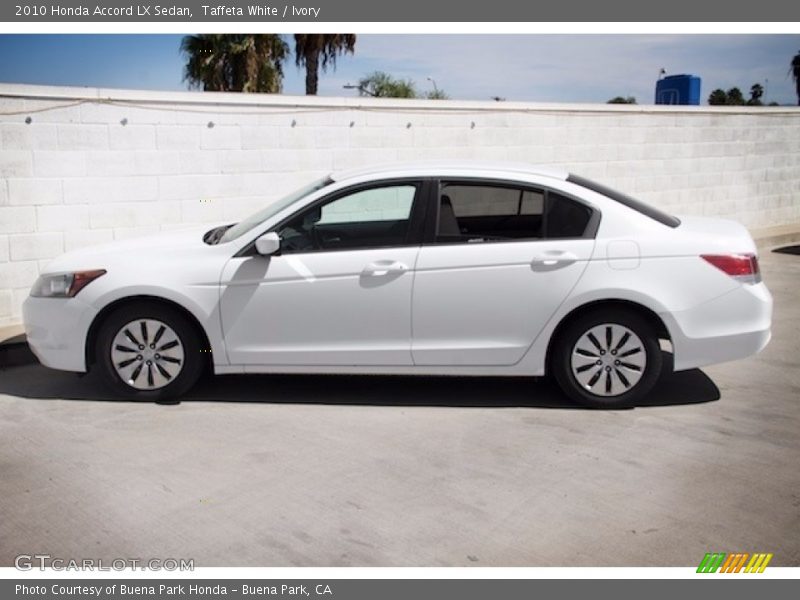 Taffeta White / Ivory 2010 Honda Accord LX Sedan