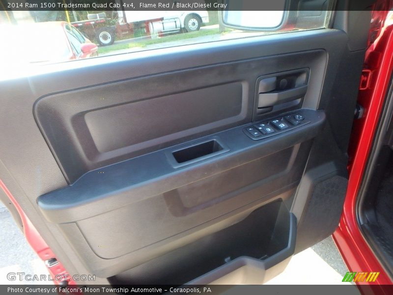 Flame Red / Black/Diesel Gray 2014 Ram 1500 Tradesman Quad Cab 4x4