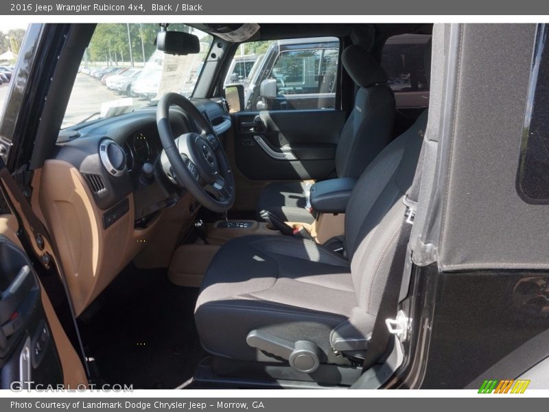 Black / Black 2016 Jeep Wrangler Rubicon 4x4