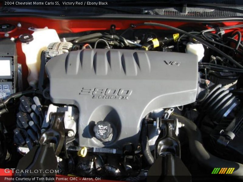 Victory Red / Ebony Black 2004 Chevrolet Monte Carlo SS