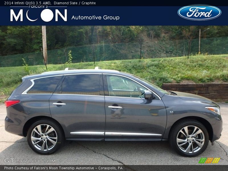 Diamond Slate / Graphite 2014 Infiniti QX60 3.5 AWD