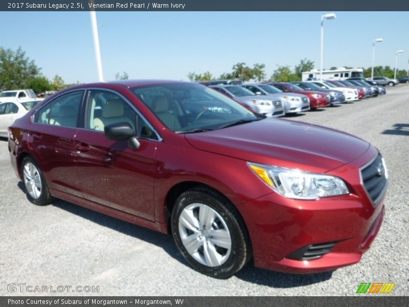 Venetian Red Pearl / Warm Ivory 2017 Subaru Legacy 2.5i