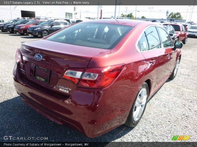 Venetian Red Pearl / Warm Ivory 2017 Subaru Legacy 2.5i