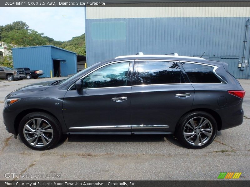 Diamond Slate / Graphite 2014 Infiniti QX60 3.5 AWD