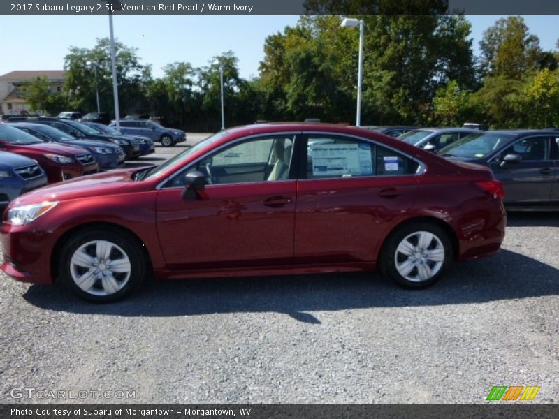 Venetian Red Pearl / Warm Ivory 2017 Subaru Legacy 2.5i