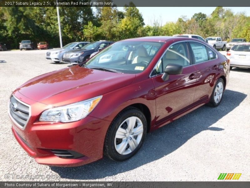 Venetian Red Pearl / Warm Ivory 2017 Subaru Legacy 2.5i