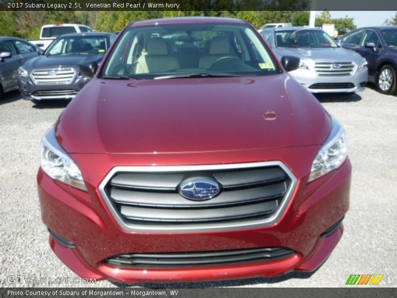 Venetian Red Pearl / Warm Ivory 2017 Subaru Legacy 2.5i