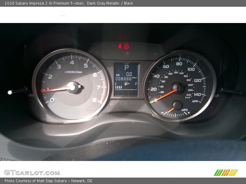 Dark Gray Metallic / Black 2016 Subaru Impreza 2.0i Premium 5-door