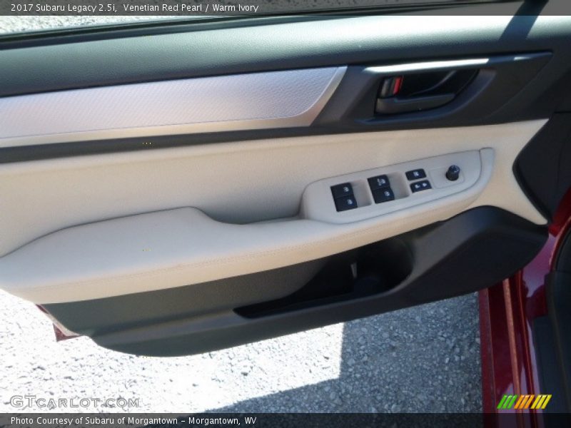 Venetian Red Pearl / Warm Ivory 2017 Subaru Legacy 2.5i