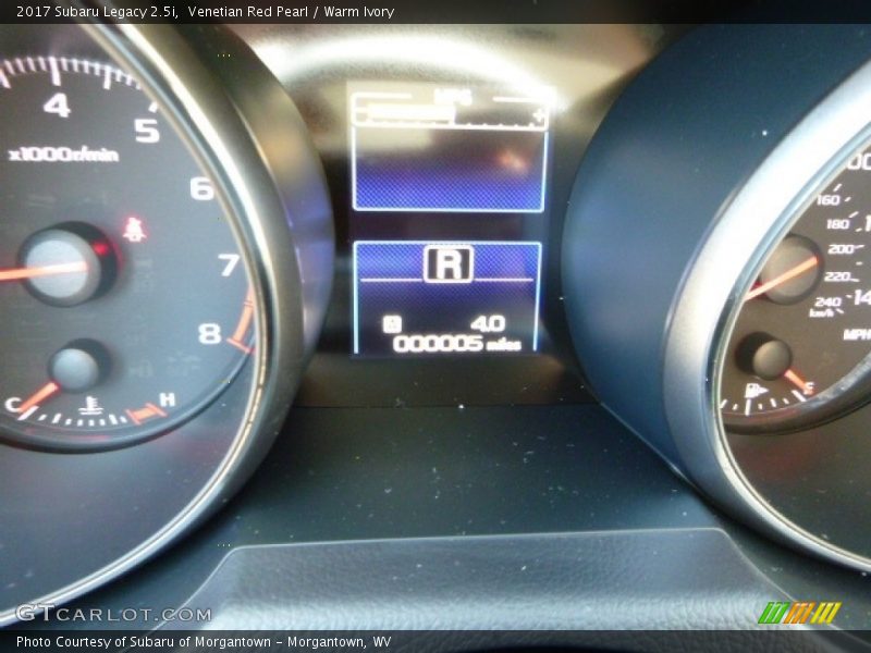Venetian Red Pearl / Warm Ivory 2017 Subaru Legacy 2.5i