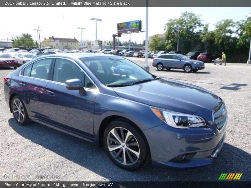 Twilight Blue Metallic / Slate Black 2017 Subaru Legacy 2.5i Limited