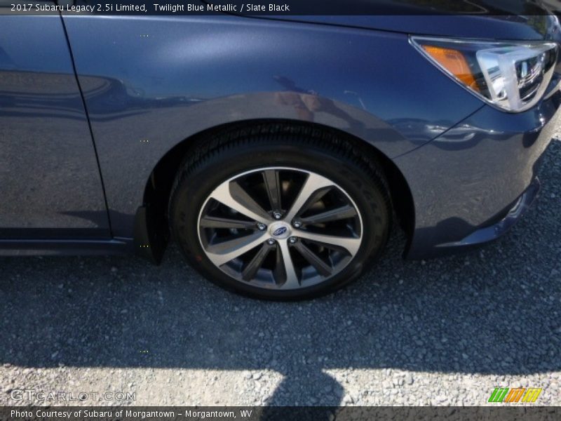 Twilight Blue Metallic / Slate Black 2017 Subaru Legacy 2.5i Limited