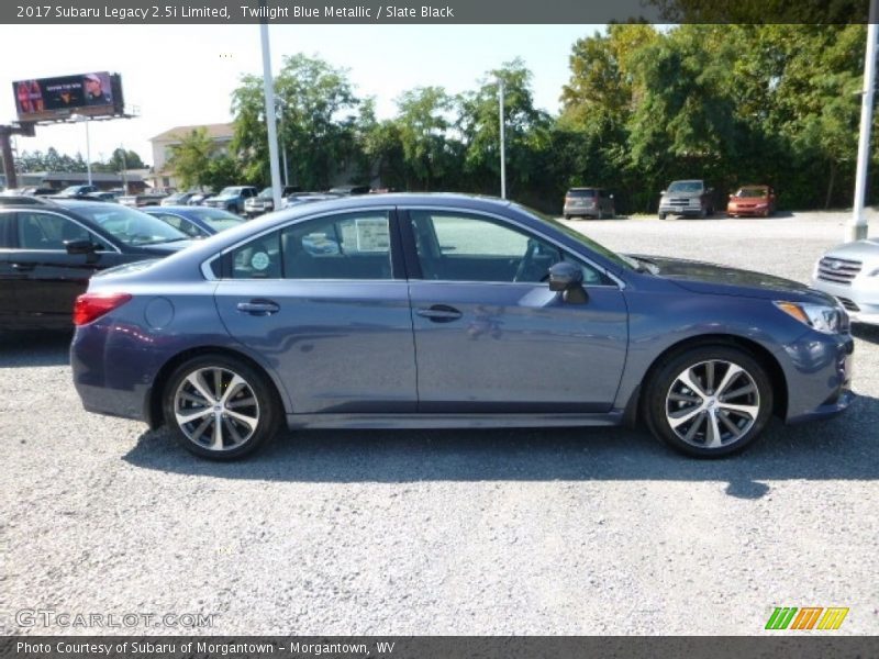 Twilight Blue Metallic / Slate Black 2017 Subaru Legacy 2.5i Limited