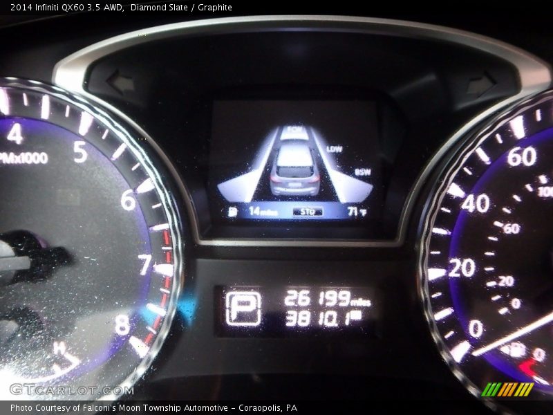Diamond Slate / Graphite 2014 Infiniti QX60 3.5 AWD