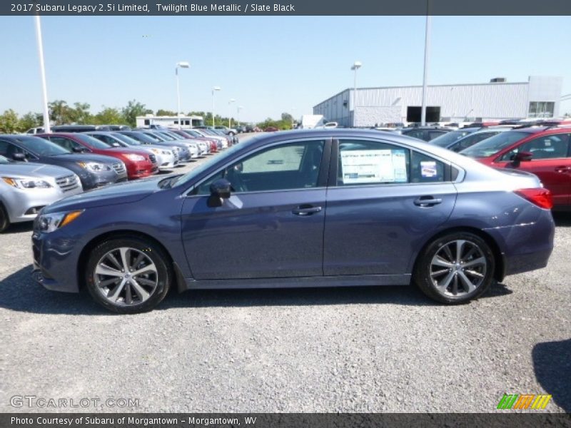 Twilight Blue Metallic / Slate Black 2017 Subaru Legacy 2.5i Limited