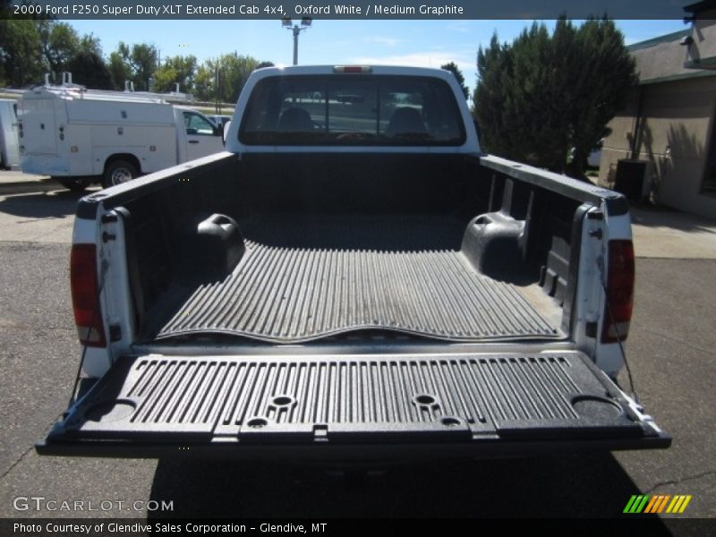 Oxford White / Medium Graphite 2000 Ford F250 Super Duty XLT Extended Cab 4x4
