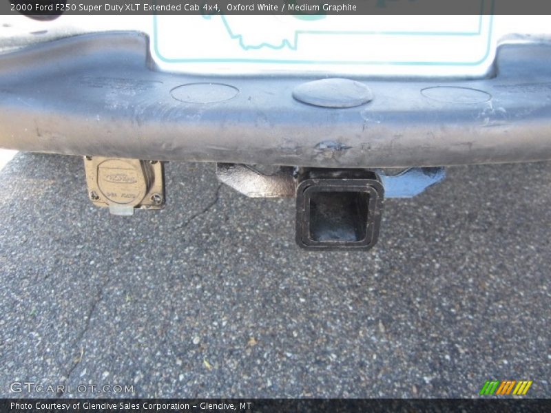 Oxford White / Medium Graphite 2000 Ford F250 Super Duty XLT Extended Cab 4x4
