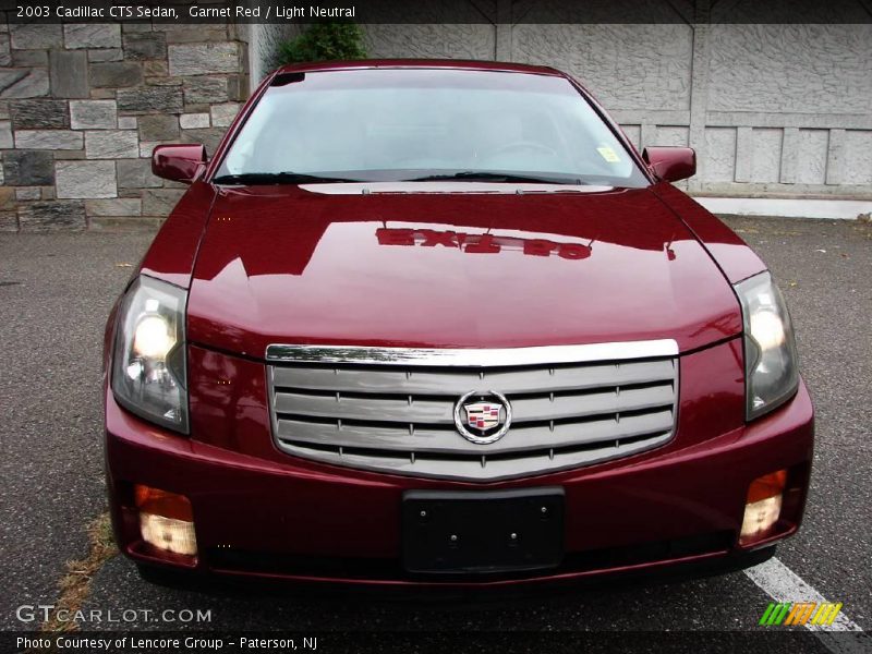 Garnet Red / Light Neutral 2003 Cadillac CTS Sedan