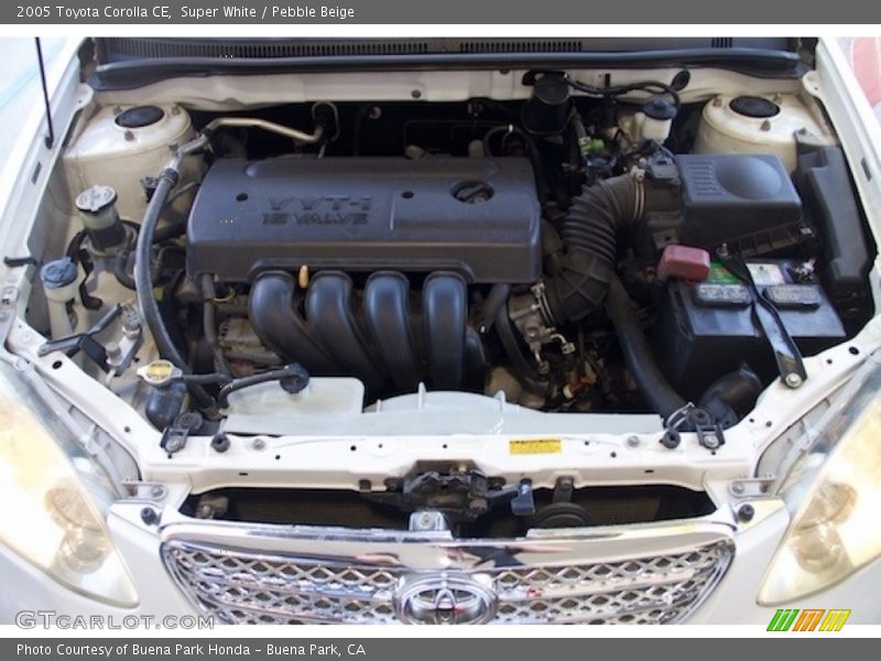 Super White / Pebble Beige 2005 Toyota Corolla CE