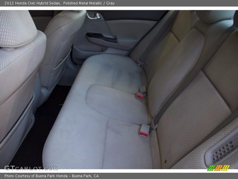 Polished Metal Metallic / Gray 2012 Honda Civic Hybrid Sedan