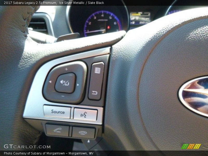 Ice Silver Metallic / Slate Black 2017 Subaru Legacy 2.5i Premium