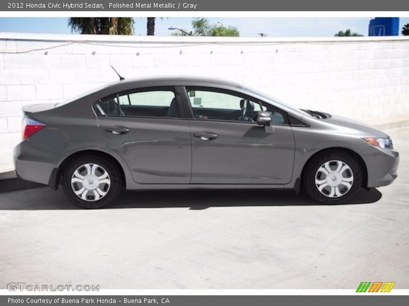 Polished Metal Metallic / Gray 2012 Honda Civic Hybrid Sedan