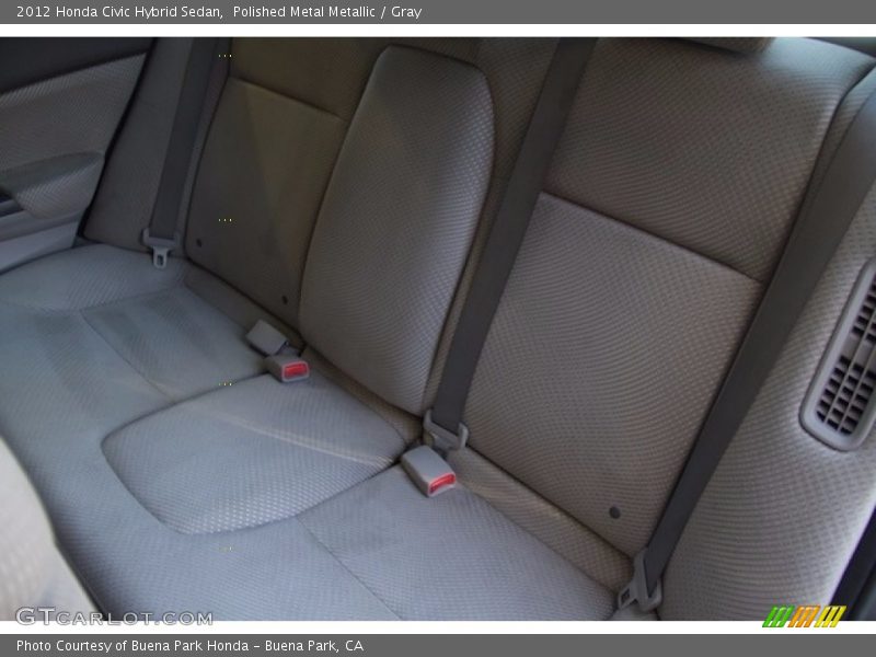 Polished Metal Metallic / Gray 2012 Honda Civic Hybrid Sedan
