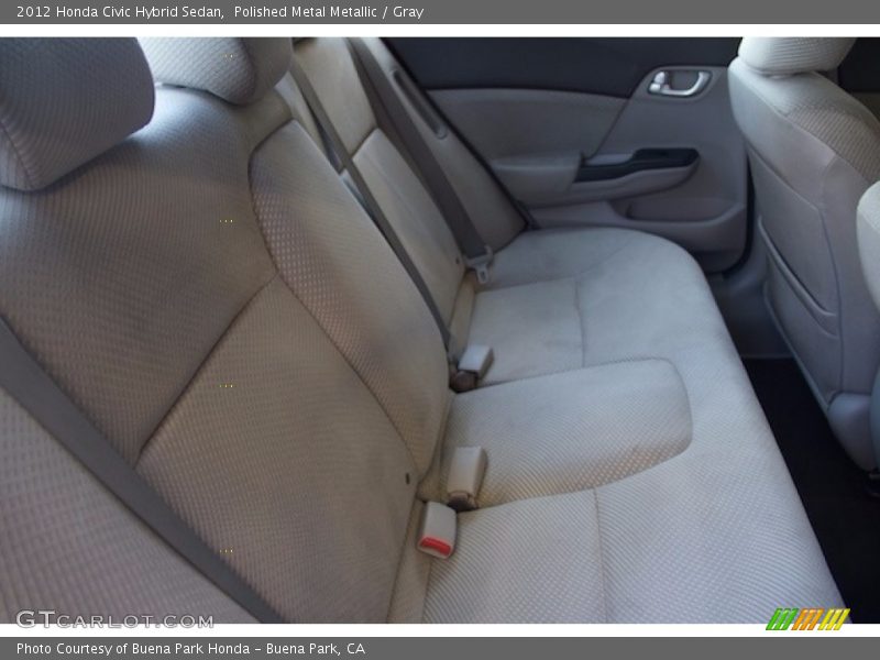 Polished Metal Metallic / Gray 2012 Honda Civic Hybrid Sedan