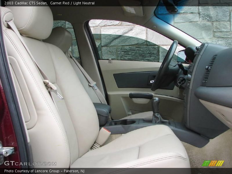 Garnet Red / Light Neutral 2003 Cadillac CTS Sedan