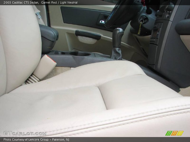 Garnet Red / Light Neutral 2003 Cadillac CTS Sedan