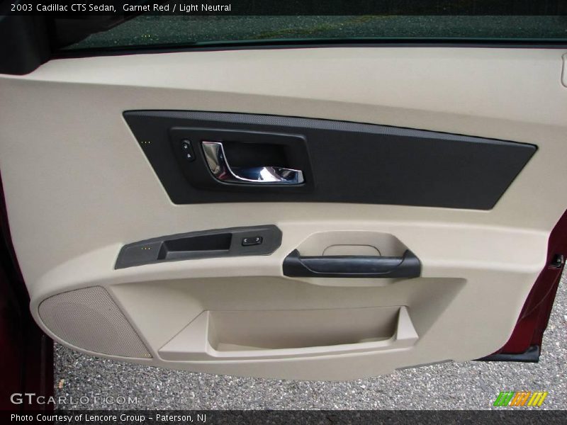 Garnet Red / Light Neutral 2003 Cadillac CTS Sedan
