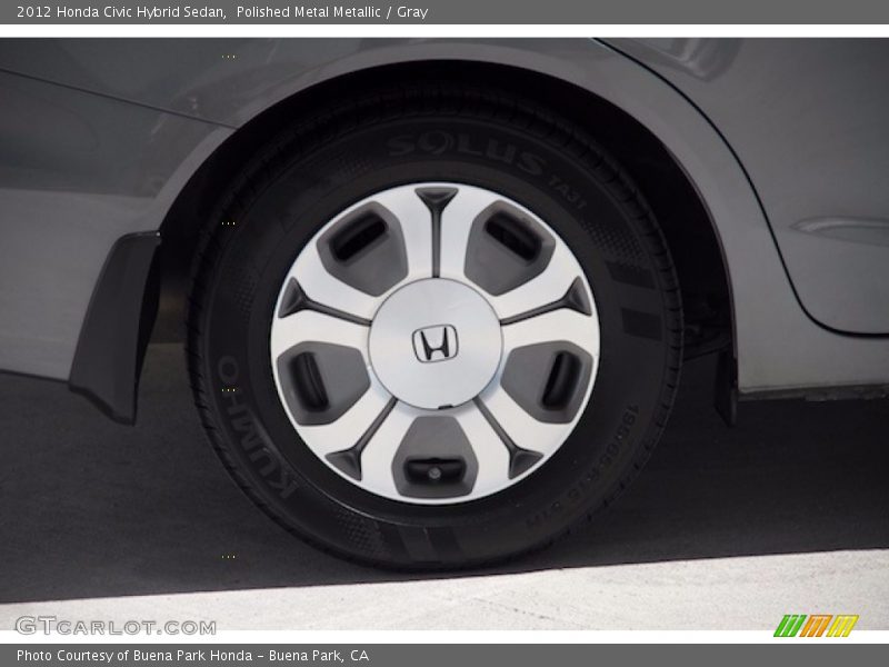 Polished Metal Metallic / Gray 2012 Honda Civic Hybrid Sedan