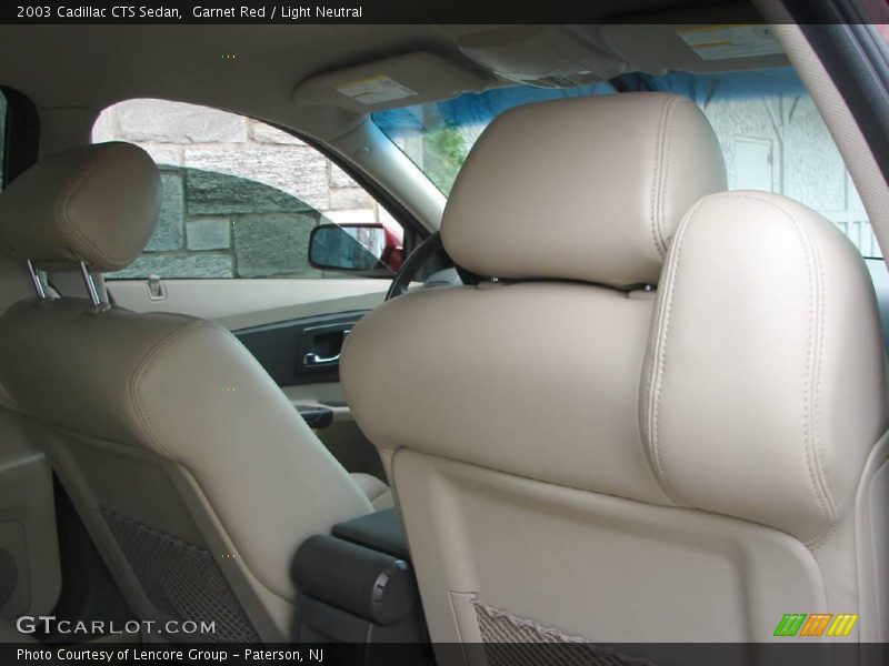 Garnet Red / Light Neutral 2003 Cadillac CTS Sedan