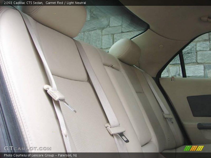 Garnet Red / Light Neutral 2003 Cadillac CTS Sedan